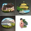 Japan landskap fujiyama kylskåp magnet kök heminredning harts tokyo japansk kimono kylskåp klistermärken magneter souvenirer c3