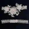 Jarretières de mariée en dentelle blanche avec strass sexy et perles, ceinture de jambe de mariage, anneau de jarretière de cuisse romantique pour femmes, accès à la mariée3927475