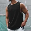 Gym Tank Top Men Mesh Quick Dry Bodybuilding Sleeveless Shirt Fitness Singlets Basketball Sportswear Muscle Vest Summer Clothing 220621