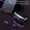 Yeni T11 TWS V5.0 Bluetooth 9D Stereo Kulaklık Kablosuz IPX7 Su Geçirmez Touch Earbuds Kulaklık Pil LED Ekran