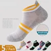 Men's Socks Pairs Men Knitted Cotton Soft Sports Breathable Comfortable Slipper Fashion Casual Sneakers Stripe Short SockMen's