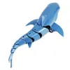 Télécommande électrique étanche 2.4G 4CH, Simulation RC bateau requin, piscine, salle de bains, jouets pour enfants, cadeau