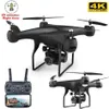 Dron zdalnego sterowania z kamerą Wi -Fi 4K wideangle Pography 25 minut Ultralong Life FourAxis Quadcopter Toys 2201072646872910