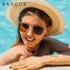 Barcur Offerice Sunglasses Женщины стеклянные очки солнце