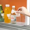 Mutfak Rafları 4pc Buzdolabı Depolama Bölme Kartları Ücretsiz Kombinasyon Plastik Mutfak Araçları Snap Tip Şişe Raf Sıralama Bölme Kartı 394 D3