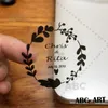 Embrulhado de presente adesivos personalizados/adesivos de casamento logotipo imprimido