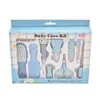 10 10 stks / set Neonatal Nail Care Kit Sets van Aspirator Haar Kam Scissors Borstel en Poolse Baby Heathy Set