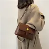 Bolso de cubo vintage para mujer Bolso de hombro de cuero de pu Bolsos cruzados de gran capacidad