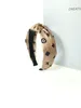 Marke Designer Brief PU Leder Stirnbänder Luxus Design Breite Kante Geknotet Haarband Kopfbedeckung Haarschmuck für Frauen Mädchen Headwra315y