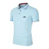 Polos da uomo camicie da golf da uomo estate in poliestere traspirante in poliestere traspirato/spandex top a maniche corte