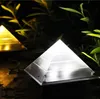 창조적 인 태양 램프 피라미드 잔디밭 조명 야외 정원 장식 풍경 햇빛 마당가 거리 길 빌라 산책로 차도 조명