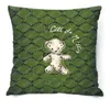 Almofadas decorativas de designers cl￡ssicos almofadas de moda de moda de luxo travesseiro de algod￣o interno capas de designer decora￧￣o de casa 2203211wu