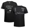 2022-2023 F1 T-shirt Formule 1 Team Driver Racing Suit T-shirts Tops Summer Extreme Sport Jersey à séchage rapide Manches courtes Grande taille
