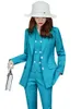 Women's Two Piece Pants High Quality Ladies Pant Suit Women Pink Blue Navy Khaki Formal Blazer Vest And Trousers 3 Set For Work Business Wea