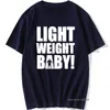 Light Weight Baby Letters Tryckt T Shirts Men Cotton Short Sleeve Mens T-Shirt Casual O Neck Fitness Tops Tees 220520