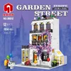 Blocks Expert City View Creative European Flower puzzle Garden Garden Model Model Building Building Buildings Goling Kids Gift T230103