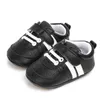 Baby skor pojke flicka pu sneaker skor födda spädbarn första vandrare casual spjälsäng mockasiner 0-18months