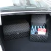 PUレザーカートランクストレージボックストップグレードオーガナイザー折りたたみバッグ自動車自動車収納セダンSUV MPV 220402216Vのための片付け