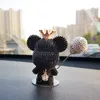 Interior Decorations Car Accessories Cute Bear Diamond Ornaments Air Outlet Decoration Products AccessoriesInterior