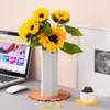 Neue dicke Sonnenblume 10/15,5/19,5 cm PVC Schale Kaffee Teetasse Schüssel hitzebeständig Anti-Rutsch moderne prägnante Tischset Pad GWB15303