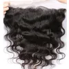 Transparent Swiss Lace Frontal Closure Human Hair 13x4 Bleached Knots Virgin Straight Body Deep Wave7177683
