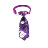 Halloween Pet Tied Apparel Fashion Dypkin Skull Dogs Bowt Ties Dekoracja imprezowa