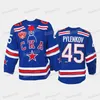 CeoMitNess MitNess KHL SKA 75th Anniversary Blue Home Jersey Evgeny Ketov Ilya Kovalchuk Daniil Pylenkov Evgenii Dadonov Anton Burdasov Shipachyov Nikita