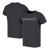 F1 포뮬러 ONE 팀 짧은 슬리브 최고 자동차 팬 레이싱 슈트 야외 캐주얼 라운드 목 티셔츠 자동차 로고 맞춤화