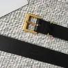 2022 TopSelling Famous brand Summer new women's letter genuine leather Designer belt 3.0cm needle buckle Classic luxury black waistband for girl