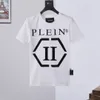 Plein Bear Trube Mens Designer Tshirts Скуткот Череп Человек Мужчина Футболки Классическая высококачественная хип-хоп уличная одежда