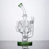 Matrix Recycler 14 mm złącza Octopus Arms Hoahs Glass Bongs Recycler Oil Rigs Unikalne bong rurki wodne DAB z miską OA01