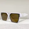 Nuovi occhiali da sole da donna di marca famosa SPR 28Y montatura quadrata oversize Occhiali da sole da uomo versatili e generosi all'aperto Foto di feste in spiaggia con scatola originale