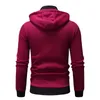 Men's Vests Men Hoodies Winter Thick Warm Fleece Zipper Coat Sportwear Male Streetwear Sweatshirts Men#g Kare22