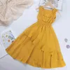 Keelorn Ados Vêtements Bébé Filles Princesse Robes De Soirée Nouvel Été Sans Manches Solide Couleur Vestidos Vêtements Décontractés Pour Enfants Y220510