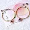 Women Sweet Daisy Charm Bracelets Fashion Handmade Accessories Girls Rope Chain Bracelets Jewelry Female