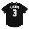 ILLENIUM Jersey Singer 3 Black Baseball Jerseys Bruno Mars 24K Hooligans Hip Hop Shirts Stitched