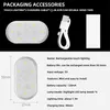 Universal Mini USB LED Car Interior Lights Auto Roof Ceiling Reading Lamp 5V Finger Touch Sensor Magnetic Attraction Styling Dome Light USB Rechargable