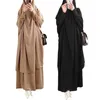 Ethnic Clothing Hooded Muslim Women Hijab Dress Prayer Garment Jilbab Abaya Long Khimar Ramadan Gown Abayas Skirt Sets Islamic Clothes