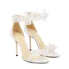 Summer Shimmering Crystal Elegant Sandal Suede Leather Women Sexy Sandalias Lady transparent drill High Heels Dress Party Wedding Dust Bags with box