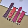 Wholesales Customized 369 Fashionable Universal Sport Watch bands Waterproof leather strap for Apple -watch iwatch 5/4/3/2/1 replacement band