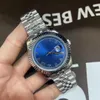 Mens Automatic Mechanical 42mm Watch Rostfritt stål Blue Black Sapphire Glass Super Luminous Watch Montre de Luxe