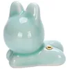 Ceramic incense burner pure white fawn incense seat childlike lamp three dimensional desktop decoration