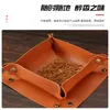 Pipe Direct Selling Pu Leather Straw Awakening Tray Simple Portable Hand Roll Operation Panel Vattentät Non Fading Cut Tobacco Tray