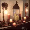 Настольные лампы homhi skeleton halloween украшения смоляные ремесла игровой стол подарки подарки на рабочем столе для вашей спальни HWL-079Table