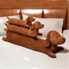 Kawaii Buddy Dog Dachshund Soft Plush Toys Stuffed Animals Doll Pet Puppy Baby Baby Barn Barn pojkar Birthday Present Heminredning 220610