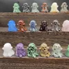 3CM Cristalli curativi naturali Pietra Statua del fantasma Reiki Energia Chakra Pietra preziosa Quarzo Statua animale Decorazione della casa