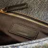 2022 Clasic schoudertassen nieuwe stijl denim tas messenger tassen mode high capaciteit ontwerper handtassen zachte rits crossbody echt lederen handtas mm gm wit