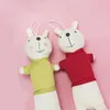 Trousse à crayons en peluche de dessin animé mignon Kawaii, sac à stylos créatif en forme de lapin pour enfants, cadeau fournitures scolaires