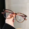 Mode Zonnebril Frames Anti Blauw Licht Bril Retro Houten Been Optische Frame Vintage Vrouwen Transparante Lens Recept EyewearFashion