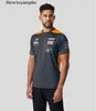 F1 camiseta de verão Fórmula 1 McLaren Team Polo Polo Camisetas grandes dimensões de lapela solta Manga curta Trend Sports Racing Tshirts Zdyn